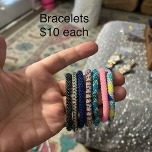 Women’s Saskha bracelets. They are sold separate